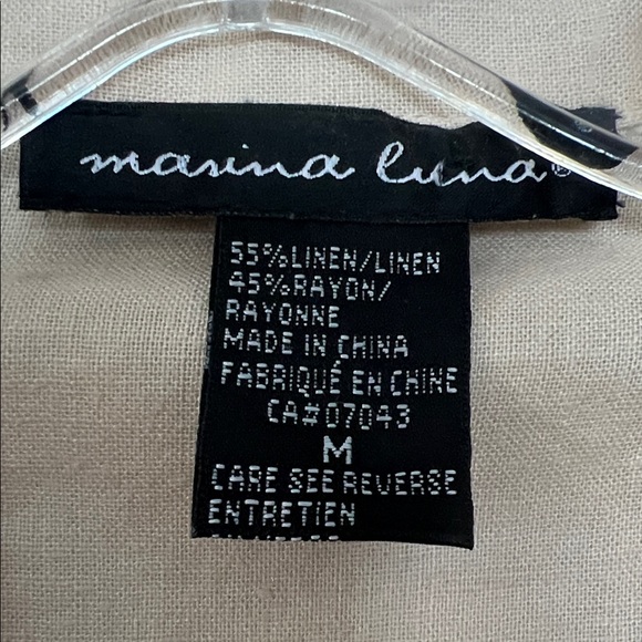 Marina Luna Light Tan Utility Jacket - Picture 2 of 3